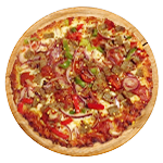 Mediterranean Deluxe Pizza 