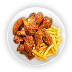 1 Piece Chicken With Fries & Drink 