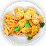 2 Pieces Chicken With Fries & Drink 