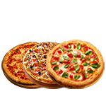 Any 3 Regular Pizzas 